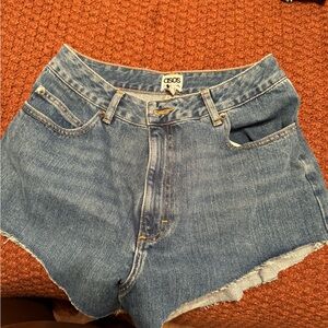 Brand new asos high waisted cheeky jean shorts